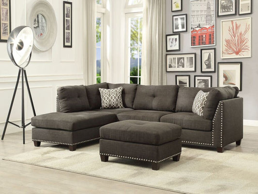 Laurissa 54370 Sectional by Acme - 3 Color Choices