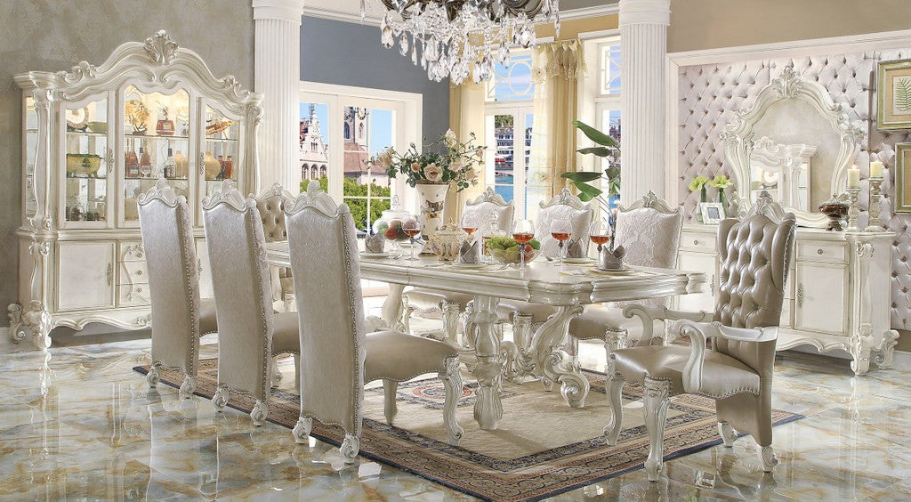 Colección de comedor Versailles de Acme 61130 - Acabado blanco hueso