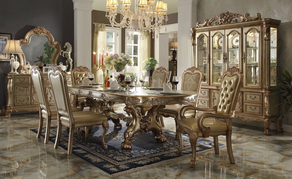 Dresden 63150 Dining Collection - Gold Patina Finish