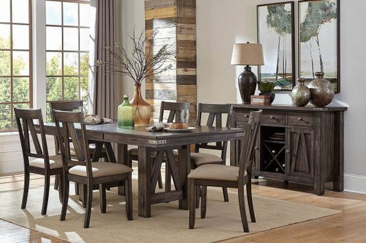 Mattawa Dining Collection ~ Rustic Industrial Design