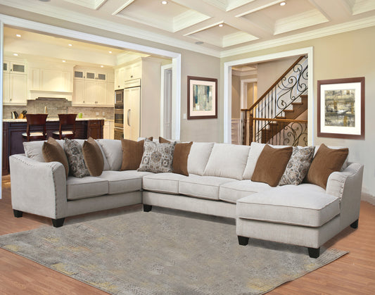 Comfort Industries Adel Custom Made Sectional - 3 Color Choices