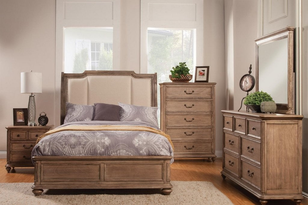 Melbourne Bedroom Collection by Alpine - French Truffle Finish