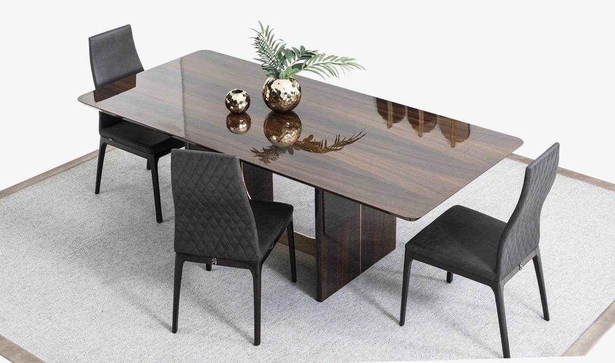 Colección de comedor Arpage de alto brillo - Made in Italy