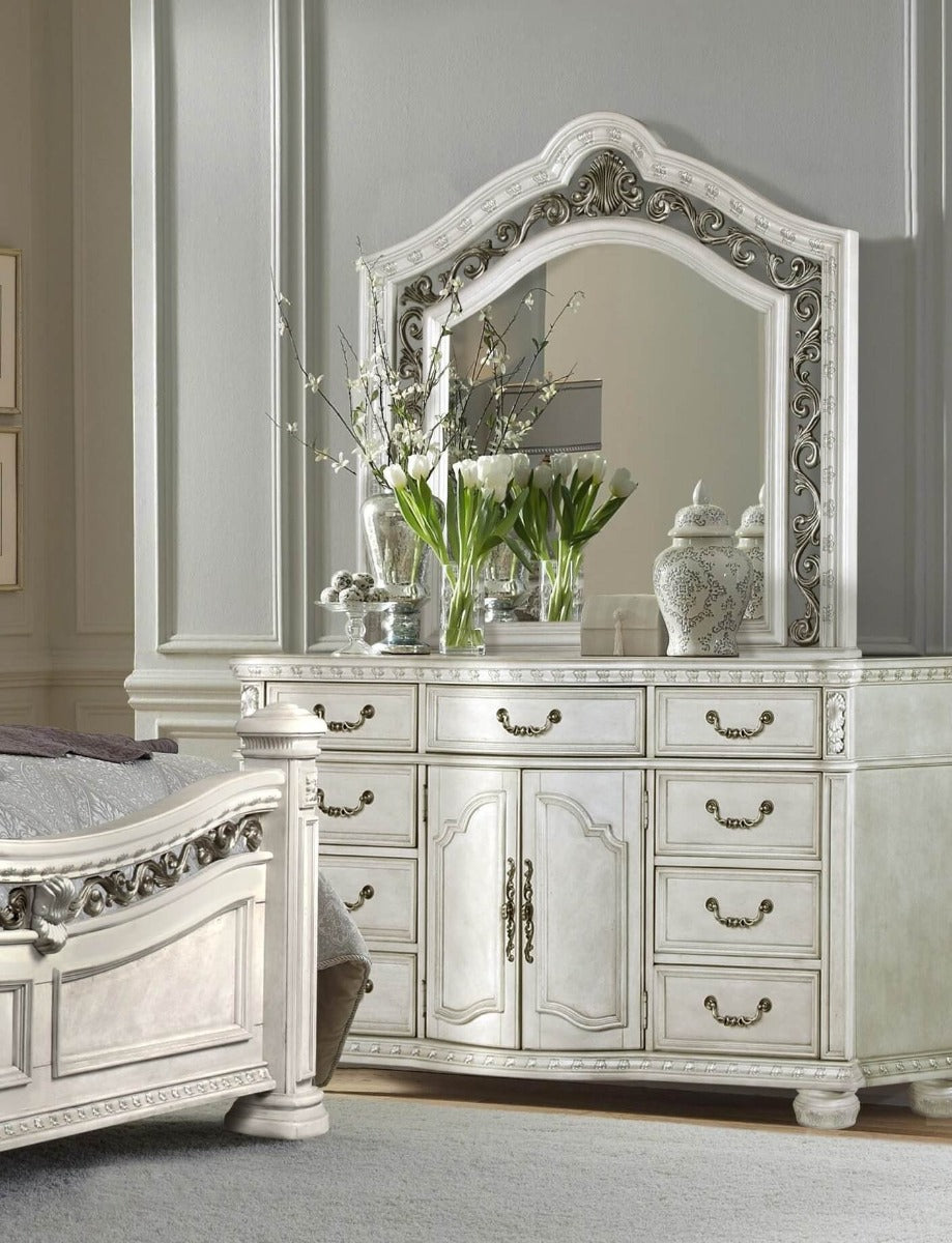 B163 Bedroom Collection Antique White Finish | McFerran Furnishings ...