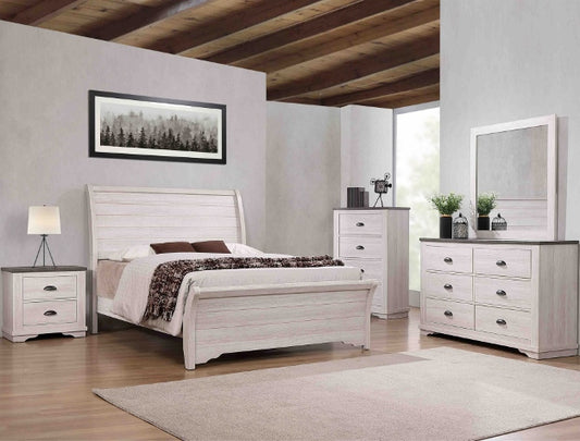 Coralee 4 Pc Bedroom Set - King Bed