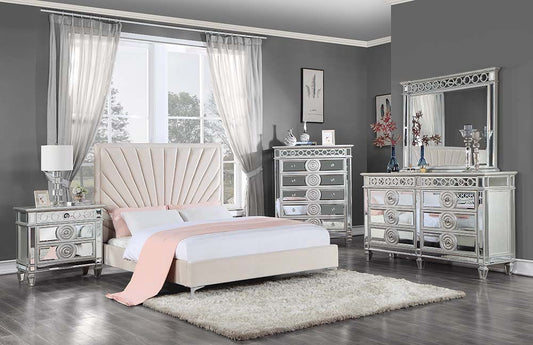 Faiz 4 Pc Bedroom Set - King Bed