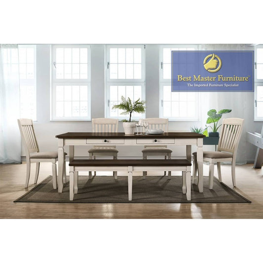 Colección de comedor de transición Belle de 6 piezas - Best Master