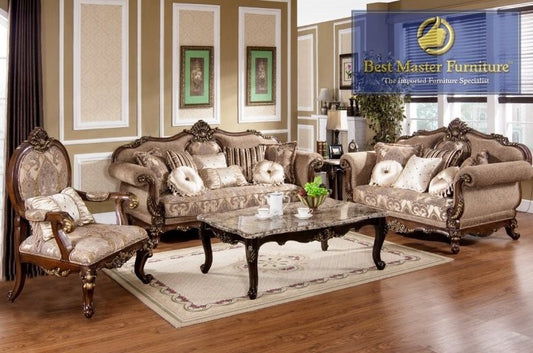 MC1428 Barbizon Sofa Collection - Wood + Fabric