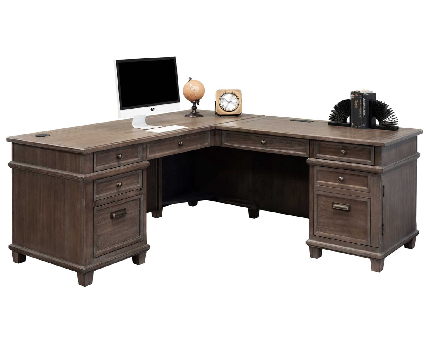 Martin Furniture Carson L Shape Desk Set