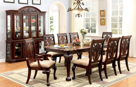 Petersburg 9 Pc Dining Set - Cherry Finish