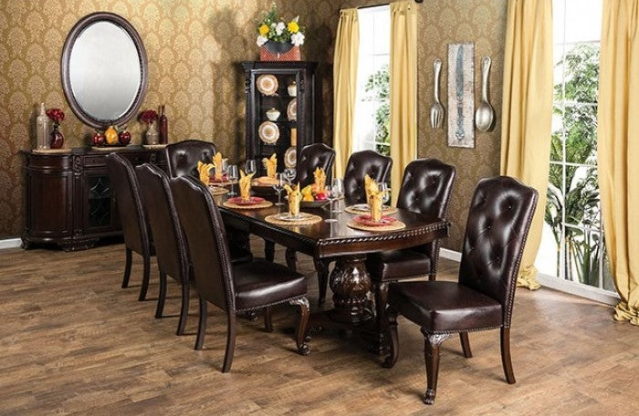 Bellagio Formal 7 Pc Set - Leather-like Chairs