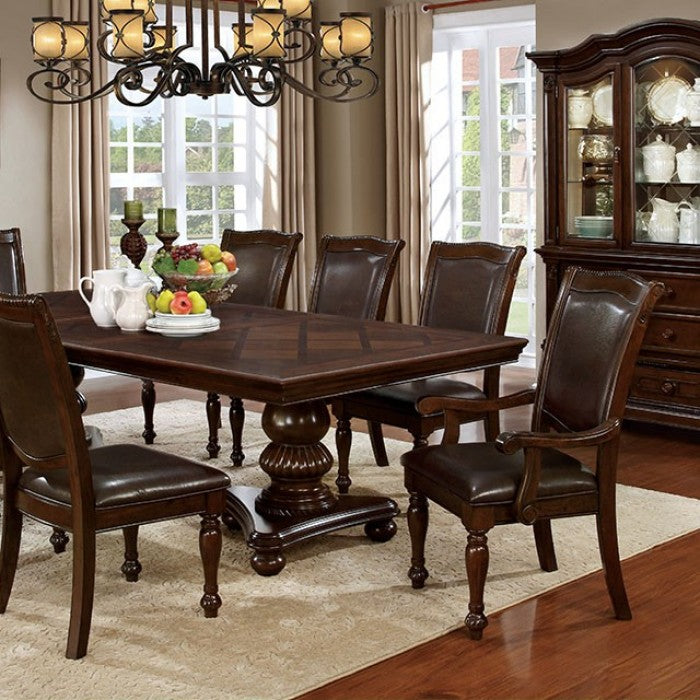 Alpena Brown Cherry Dining Collection - 24" Expansion Leaf