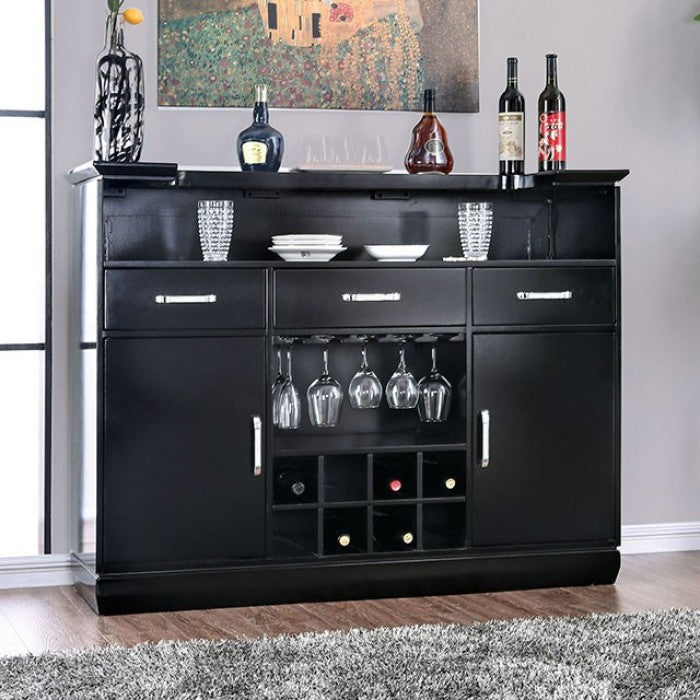 Mesa de bar Alena CM3452BK-BT - Acabado negro