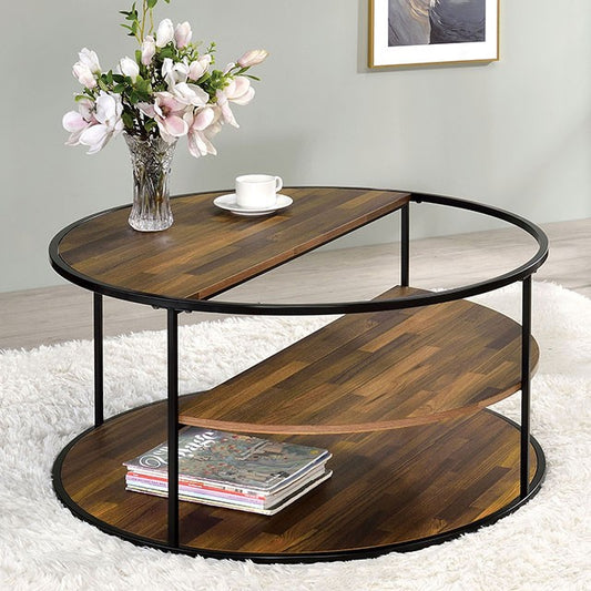 Orrin Occasional Tables - Industrial Design Walnut Finish