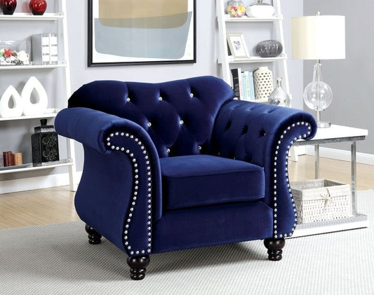 Jolanda Blue Chair CM6159BL-CH