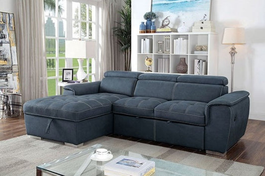 CM6514BL Patty Sleeper Seccional Azul Gris