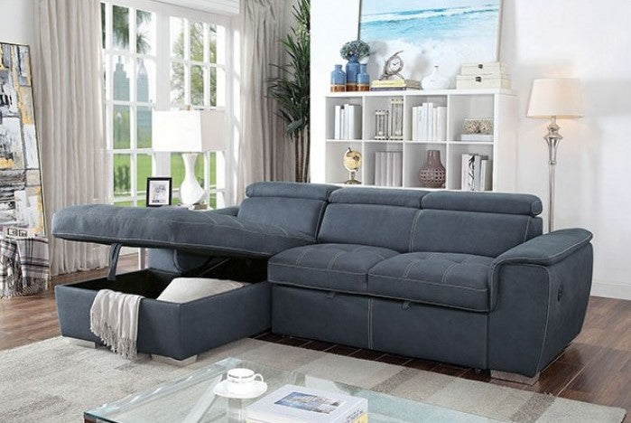 CM6514BL Patty Sleeper Seccional Azul Gris