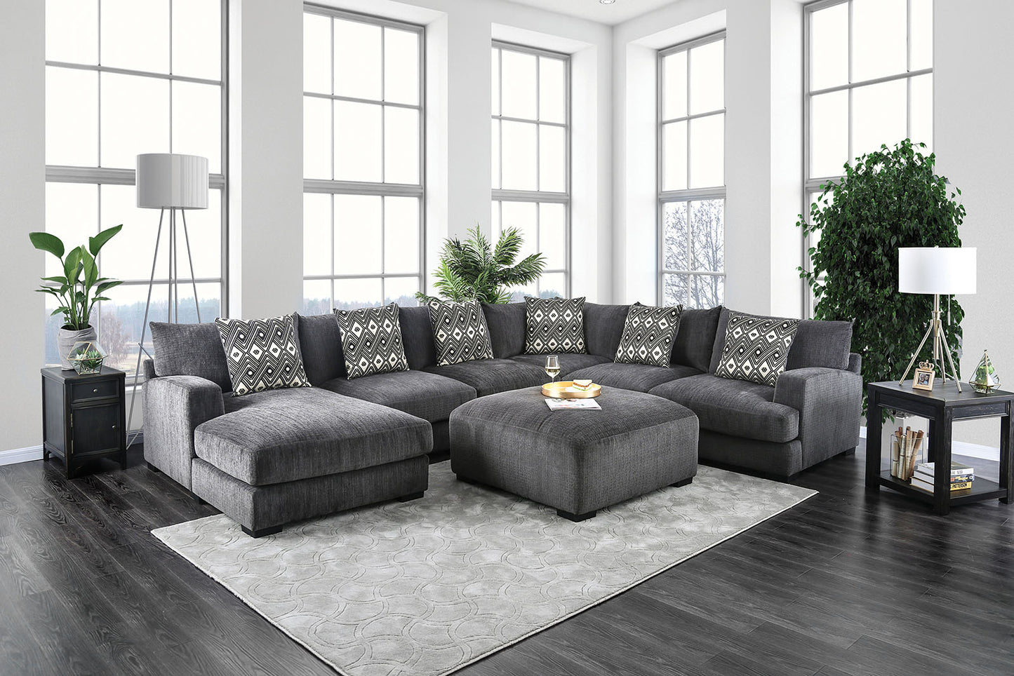 Kaylee CM6587 Seccional de Furniture of America