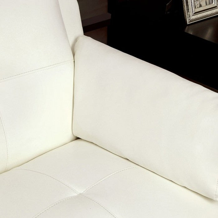 Pierre 2 Pc Sofa Set CM6717WH - White