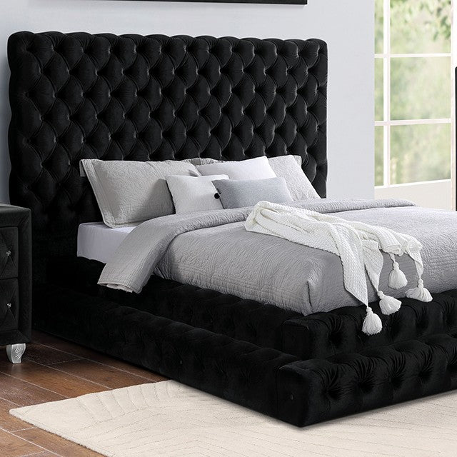 Stefania CM7227BK Step Up Bed - Queen Black