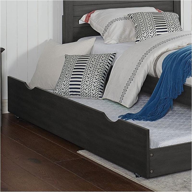 Brogan Gray Youth Bed with Trundle