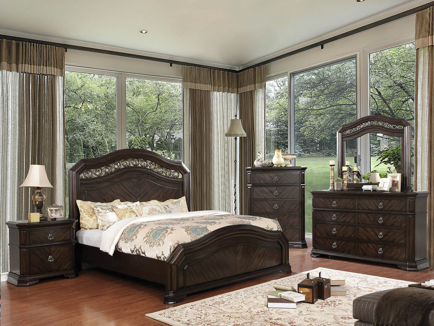 Calliope 4 Pc Bedroom Collection by Furniture of America