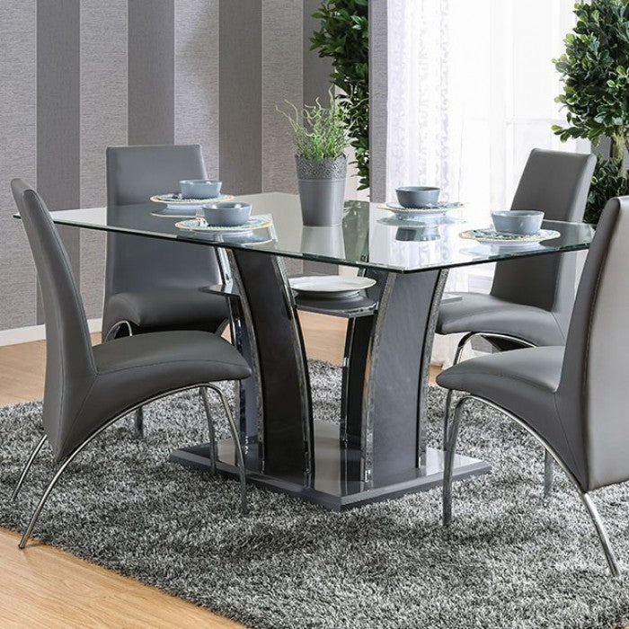 Juego de comedor contemporáneo de 7 piezas Glenview - 3 colores