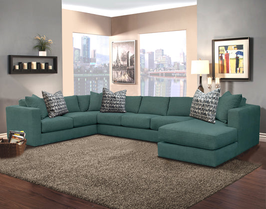 Comfort Industries Conquest Oversized Sectional - 3 Color Choices