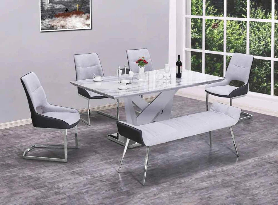 Odyssey 6 Pc Dining Collection - Marble Top