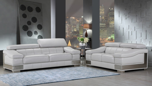 Global United 415 Domani Sofa Collection - Italian Leather