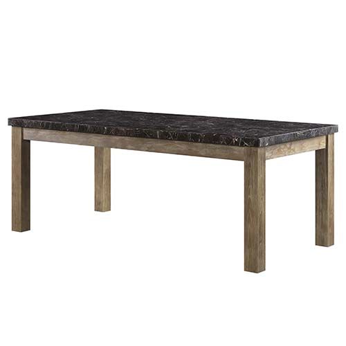 Charnell DN00553 Mesa superior de mármol de la colección de comedor