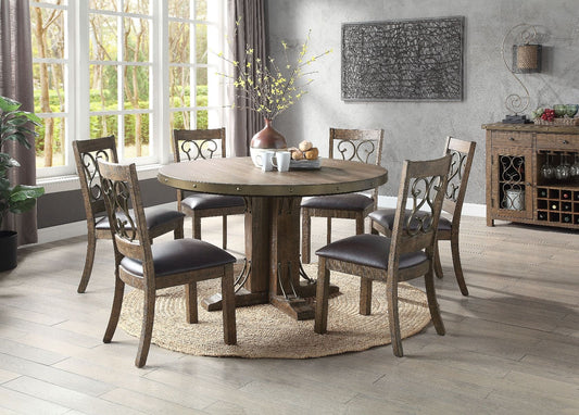 Raphaela Round Table Dininig Collection by Acme Furniture