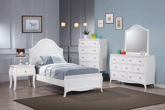 Dominique 400561 Full Panel Bedroom Set Buttermilk