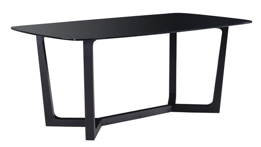 American Eagle DT-M039 Colección de comedor con tapa de vidrio negro