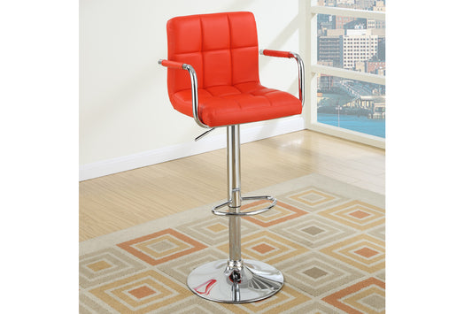 Red Bar Stool F1558