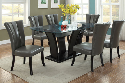 Aztec 7 Pc Set F2153 - Grey Chairs