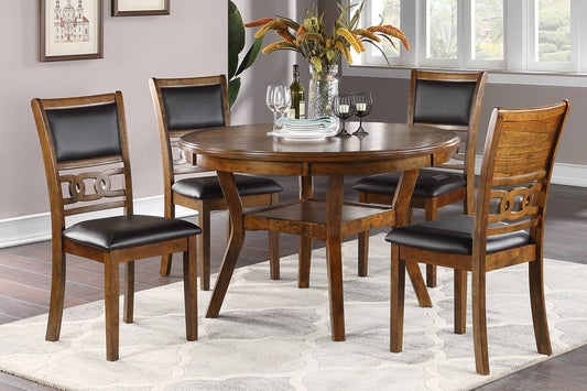 Culver 5 Pc Dining Set - Walnut Finish