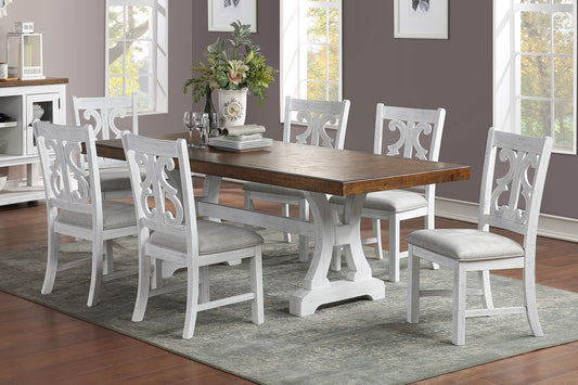 F2581 Juneau 7 Pc Set - White Finish