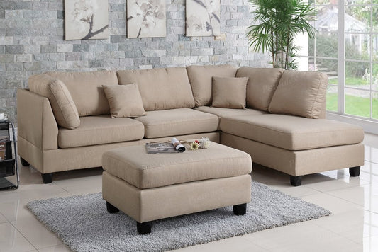 F7605 Reversible Sectional Collection - 3 Colors