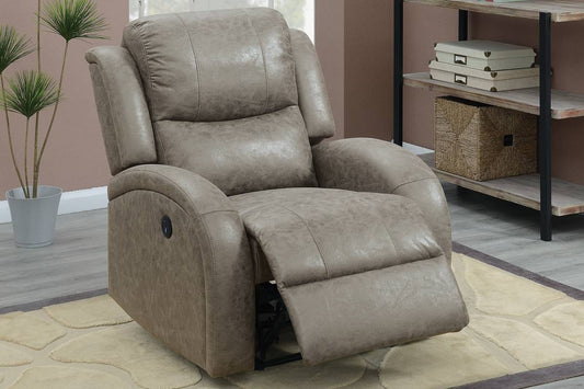 Reagan Power Recliner - Stone