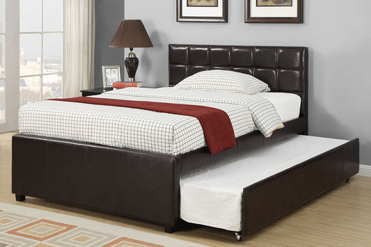 F9215F Full Bed + Trundle - Espresso