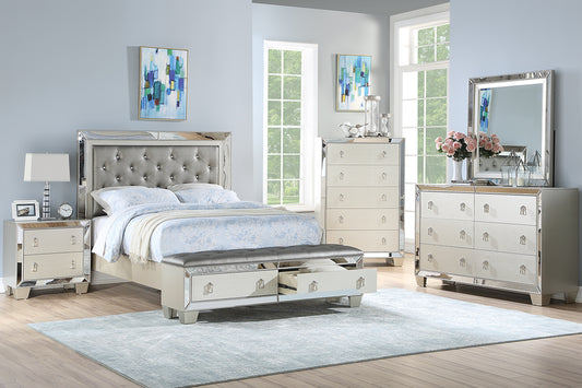 Poundex 4 Pc Bedroom Set F9429 - King Bed