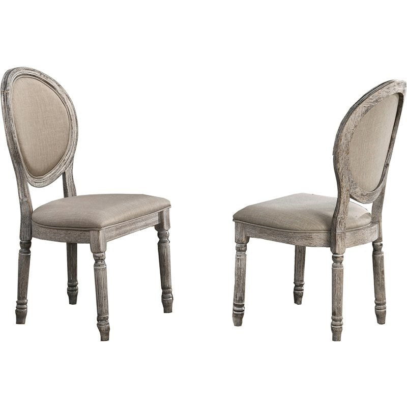 Fiona Mocha Side Chairs - Set of 2