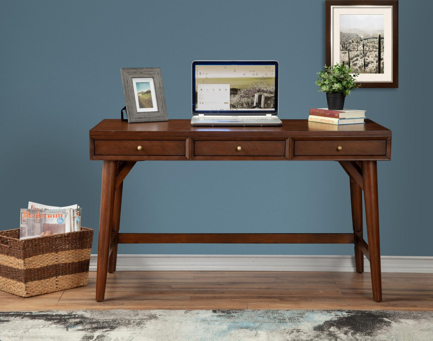 Flynn Desk Walnut Finish