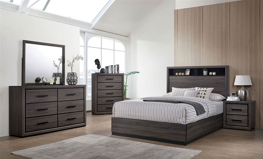 Conwy Bedroom Collection - Bookcase Headboard