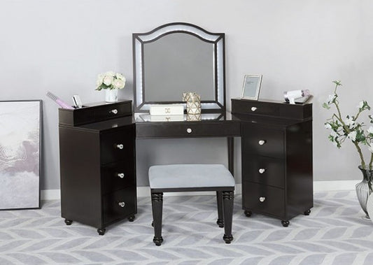 Tracie Vanity Set - Obsidian Gray