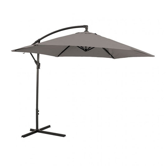 Glam Cantilver Umbrella & Base - Graphite