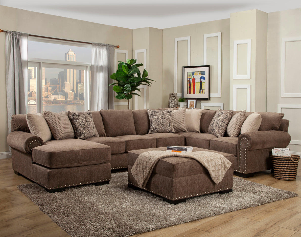 Harley Oversize Sectional Comfort Industries - 4 Colors