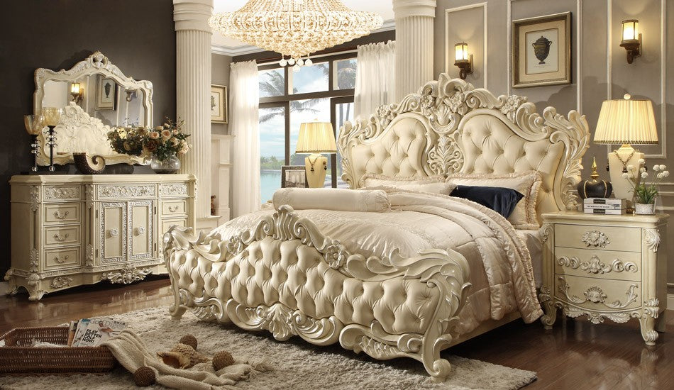 Homey Design Onasis HD-5800 Bedroom Collection - Old World Elegance