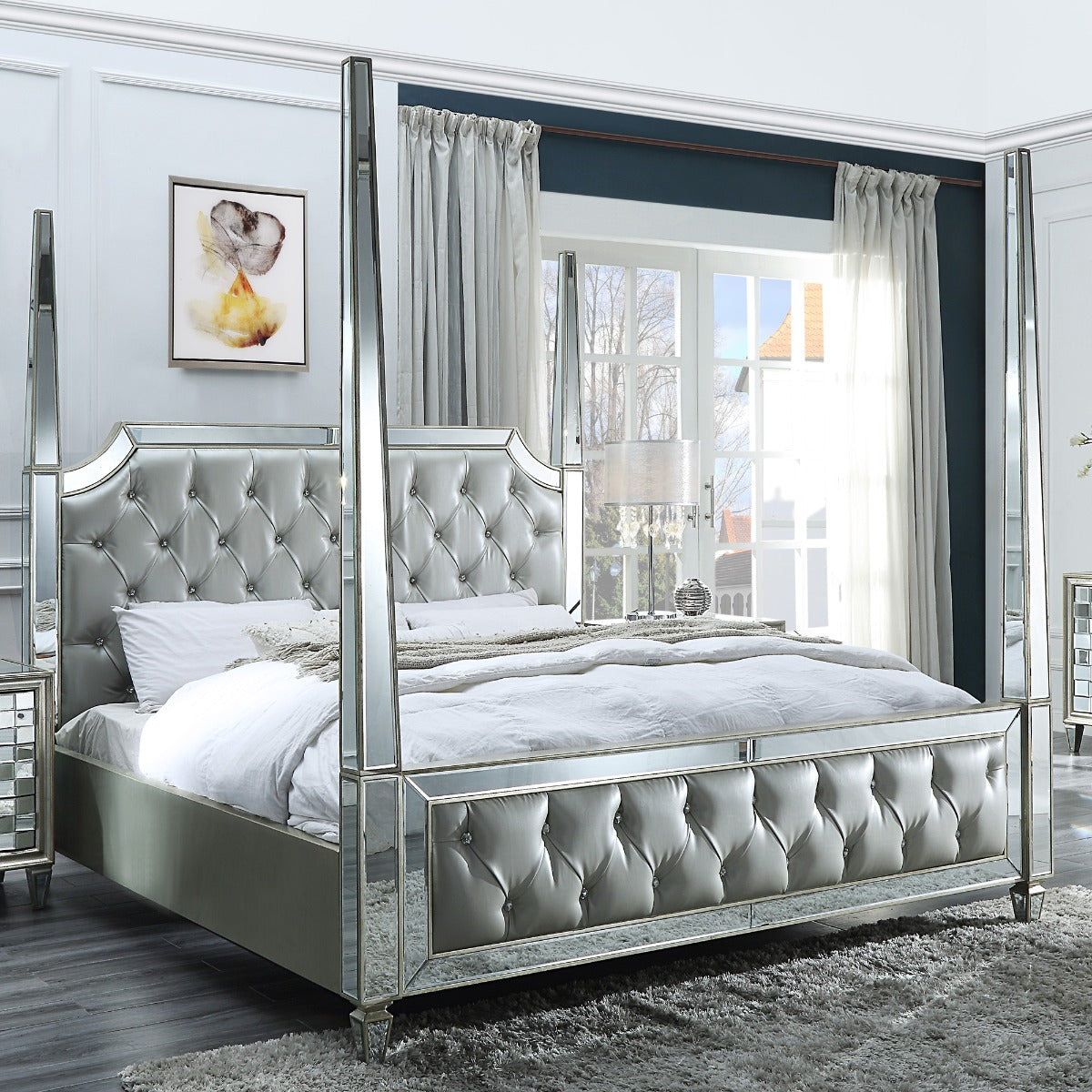 Homey Design HD-6001 Milo California King Bed